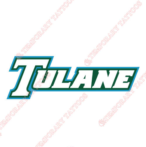 Tulane Green Wave Customize Temporary Tattoos Stickers NO.6609